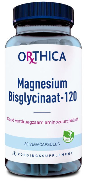 Magnesium bisglycinaat van Orthica : 60 vcaps