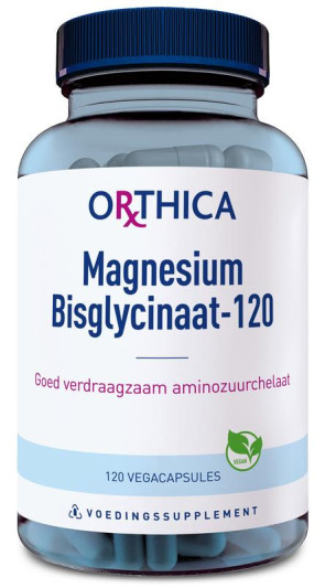 Magnesium bisglycinaat van Orthica : 120 vcaps