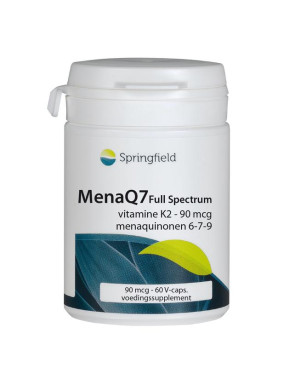 MenaQ7 Full Spectrum vitamine K2 90 mcg van Springfield : 60 vcaps