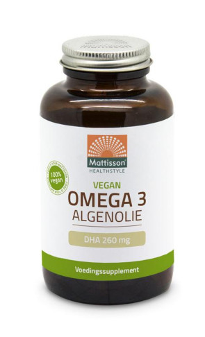 Vegan omega 3 algenolie Mattisson