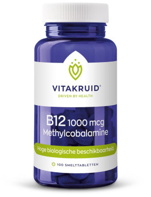 B12 1000 mcg Methylcobalamine van Vitakruid