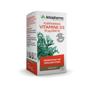 Vitamine D3 2000IE vegan van Arkocaps : 45 capsules