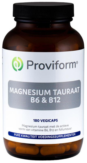 Magnesium tauraat B6 & B12 van Proviform : 180 vcaps