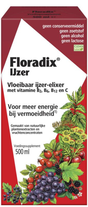 Floradix ijzer elixer (500ml)