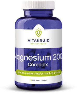 Magnesium 200 complex van Vitakruid (180tabl)