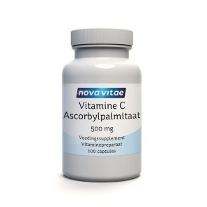 Vitamine C ascorbyl palmitaat 500 mg van Nova Vitae 
