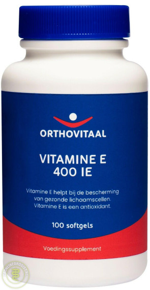 Vitamine E 400IE van Orthovitaal : 100 softgels