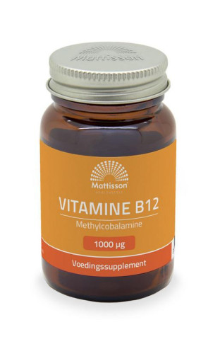 Vitamine B12 1000 mcg van Mattisson :60 zuigtabletten