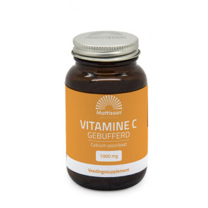 Vitamine C gebufferd 1000 mg Calcium Ascorbaat van Mattisson :90 tabletten