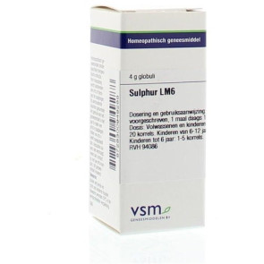 Sulphur iodatum LM6 van VSM : 4 gram