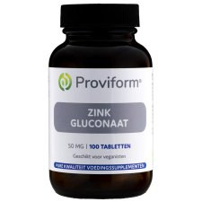 Zink gluconaat 50 mg van Proviform : 100 tabletten