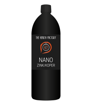 Nano Zink en Koper van The Health factory (1 liter)