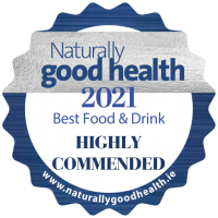 NATURALLY GOOD HEALTH MAGAZINE AWARDS Ireland Best food and drink highly commended 2021 life drink