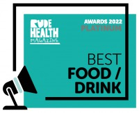 RUDE HEALTH MAGAZINE AWARDS Ireland Best Food & Drink platinum 2022 life drink